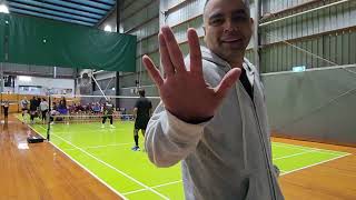 Chibi Titans vs BSmashers Rebels MD1  Badminton Veterans 2024 Bendigo [upl. by Ecraep]