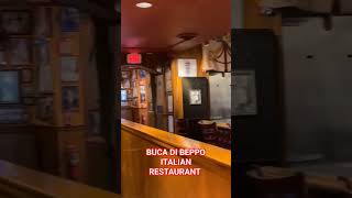 BUCA DI BEPPO ITALIAN RESTAURANT restaurant food [upl. by Abbie]