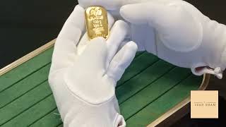 100 GRAM PAMP SUISSE GOLD CAST BAR [upl. by Yerocal965]