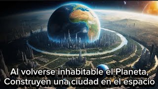 CUANDO EL CAMBIO CLIMÁTICO DESTRUYE EL PLANETA SE VEN FORZADOS A VIVIR EN EL ESPACIO 🚀🕳️ [upl. by Anirehtak]