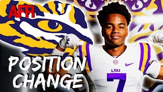 LSU Moves Record Setting QB To RB  Sleeper Secret Weapon For Tigers [upl. by Wiskind]