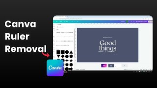 How to Remove Rulers in Canva [upl. by Laveen]