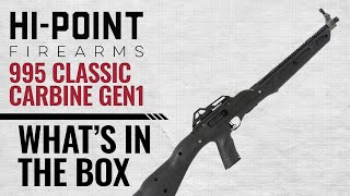 HiPoint 995 Classic Carbine  Whats in the Box [upl. by Osmund398]