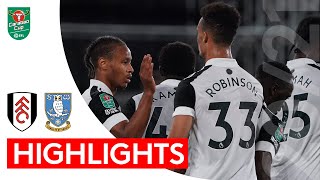 202021 Highlights Fulham 20 Sheffield Wednesday  Routine victory sees Fulham progress in the Cup [upl. by Calhoun477]