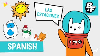 Learn Spanish with BASHO amp FRIENDS  Seasons and Weather [upl. by Arras]