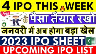 UPCOMING IPO 2024 IN INDIA💥 IPO NEWS LATEST • NEW IPO COMING IN STOCK MARKET • JANUARY 2024 IPO LIST [upl. by Roana]