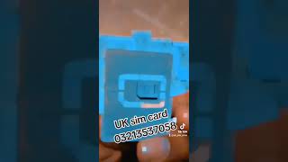 Giffgaff UK Sim available for Pakistan online order 🌹 03213537058 [upl. by Anrahc]