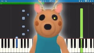 Dessa Theme  Piano Tutorial  Piggy Book 2 [upl. by Asirb508]