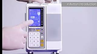 IV infusion pump LIP700 4， button introduction [upl. by Tacye]