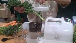 Solo Star II SoloStar 2 Juice Extractor by Tribest Demonstration [upl. by Tindall369]