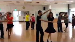 2014 國標舞拉丁班恰恰恰進階基本步 with Music  Cha Cha Cha Advanced Steps 蔡秀慧老師教學指導 [upl. by Amaty]