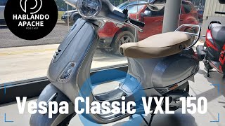 VESPA Classic VXL 150 ficha técnica precio Costa Rica [upl. by Stillmann509]