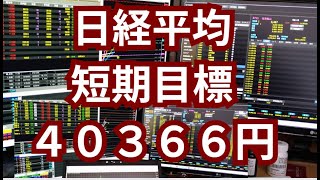 日経平均短期目標４０３６６円も到達間近、これだけ株が上がっても儲かるのは株を持っている人だけ、株を持っていなくても今ならまだ間に合う、大相場に乗るか、指を咥えて見ているか [upl. by Emilie]