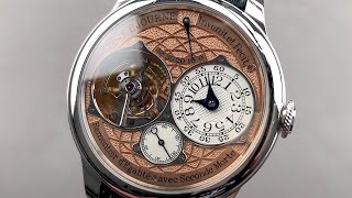 FP Journe Tourbillon Souverain quotLabyrinth Engraved Dialquot TN PT 40 ENGRAVE FP Journe Watch Review [upl. by Iraam732]