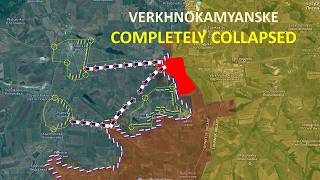 Verkhnokamyanske Completely Collapsed l Siversk Next l Encirclement Of Ukrainian Forces [upl. by Karolina]