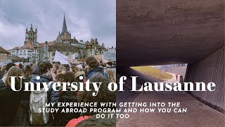 How to study abroad at Université de Lausanne  ISEP application process [upl. by Rabelais7]