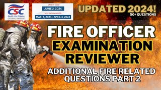 FOE Reviewer LATEST Fire Officer Exam Reviewer Questions 2024  🔥🚒 [upl. by Zweig790]