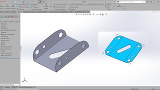 solidworks tutoriel tôlerie tôle [upl. by Witkin542]