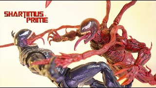 Should You Get This  SH Figuarts Carnage Venom Let There Be Carnage Bandai Marvel Figure Review [upl. by Inger]