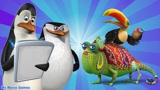 PINGOUINS DE MADAGASCAR FRANCAIS EPISODE COMPLET JEU Dreamworks Les Pingouins de Madagascar Cameleon [upl. by Giralda307]