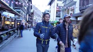 Travel Walkabout in CarFree Zermatt Switzerland  April 2023 [upl. by Aneej]