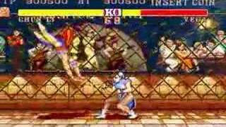 Street Fighter II Chun Li All Perfect 22 [upl. by Asilav781]