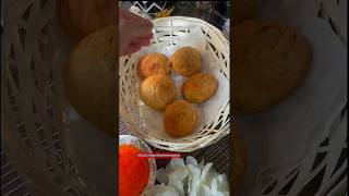 Arabic style lachy dar kachori folding Ramadan special recipe ramadanspecial trendingshorts fyp [upl. by Ahsiuqat]