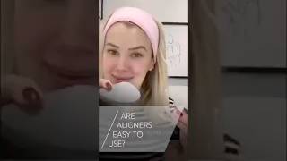 What’s it like to straighten your teeth with clear aligners 🤔 SparkAligners [upl. by Acinat120]