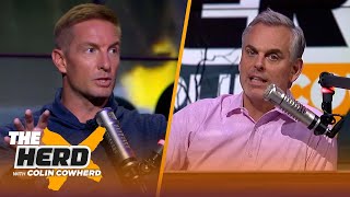 Joel Klatt on Mike Tomlin James Franklin to USC rumors Michigan — Michigan State I NCAA I THE HERD [upl. by Annodas]