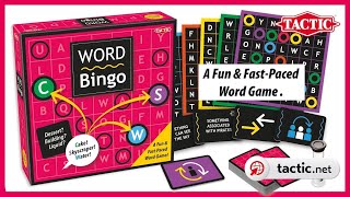 Word Bingo  Learn the game in 30 sec [upl. by Ahseiym567]