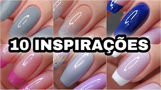 10 INSPIRAÇÕES DE UNHAS [upl. by Alejna]