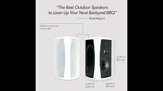 Definitive Technology AW6500 Outdoor Speaker Review  65quot Woofer 200W Built for Weather [upl. by Asilanom]