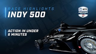 Race Highlights  107th Running of the Indianapolis 500  INDYCAR [upl. by Atwahs]