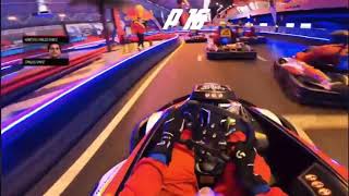 F1 driver Carlos Sainz that’s how Indoor Go Cart Racing from last To P1 [upl. by Madeline705]