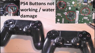 How to fix PS4 Controller repair buttons and water damage [upl. by Lebanna779]