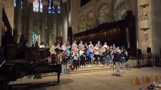 CCHS 2024 NY Music Tour Cathedral of St John the Divine [upl. by Auqemahs190]