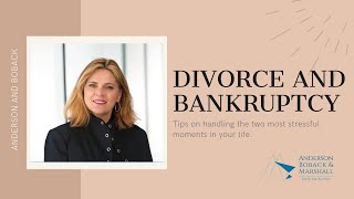 When Divorce amp Bankruptcy Collide with Janice Boback [upl. by Atilrac313]