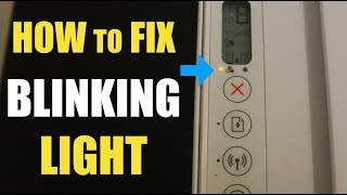 How To Fix HP Printer BLINKINGFLASHING Light [upl. by Mclaurin]