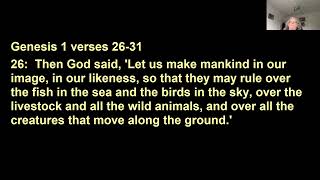 Message from Sunday 20th October  God Created Mankind [upl. by Karita21]