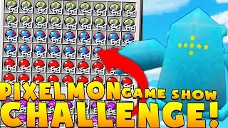 Minecraft PIXELMON GAME SHOW MINIGAME CHALLENGE  Pokemon Modded Battle Minigame  JeromeASF [upl. by Bartie93]