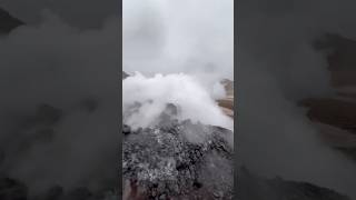 Geothermal Hydrothermal vent near Grindavík Iceland  Dec 8 2024 [upl. by Bal]