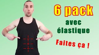 Des abdos dessinés grâce à lélastique  mon TOP 5 des exercices [upl. by Nina]