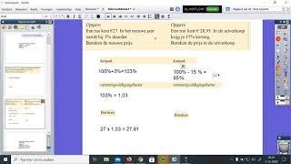 procenten vermenigvuldigingsfactor [upl. by Neslund]