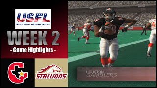 Wild West Showdown  Gamblers vs Stallions  Week 2  USFL 2022 on Madden NFL 09 PCSX2 [upl. by Alakim527]