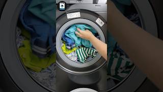 Washing Color Clothes ASMR laundry asmr washingmachine cleantok [upl. by Relyuhcs492]