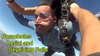 Parachutes Aerial and Skydiving Fails  Laugh Zone [upl. by Ddal]