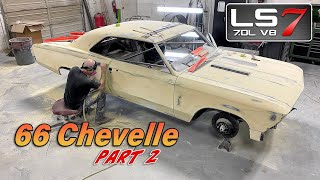 66 Chevelle LS7  Part 2  Bodywork amp Paint [upl. by Karee]