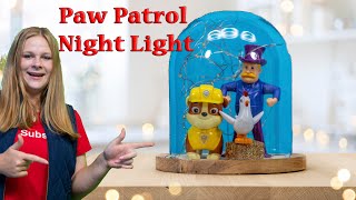 Assistant Crafts a Paw Patrol Night Light wit Mayor Humdinger and Rubble [upl. by Harwin]