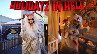 Holidayz In Hell  Halloween Horror Nights 2023  Universal Studios Hollywood [upl. by Revlis]