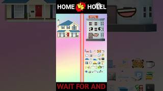 Home vs Hotel l Home vs Hotel chelenge video ❓shortchallengecomprisonashwinbisi [upl. by Bora773]